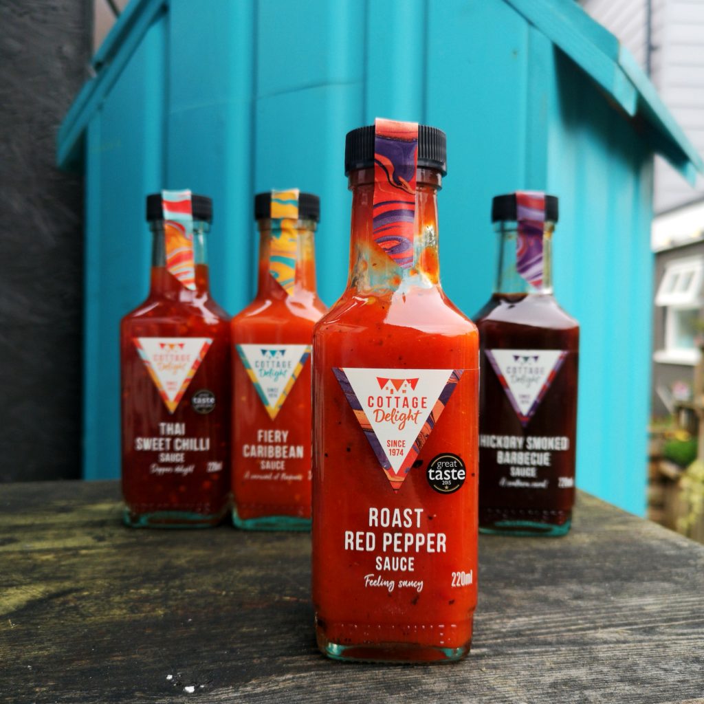 Cottage Delight Roast Red Pepper Ketchup 220ml Zest for Taste