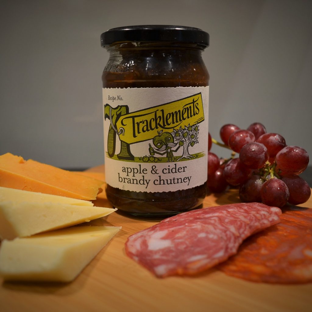 Tracklements Apple and Cider Brandy Chutney 320g Zest for Taste
