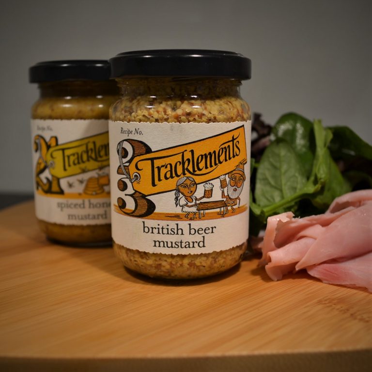 Tracklements British Beer Mustard 140g Zest for Taste