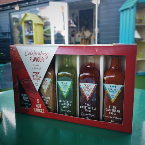 5 hot sauces gift pack