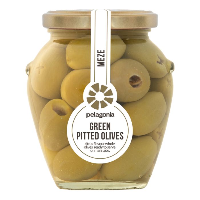 Pelagonia Green Pitted Olives 300g